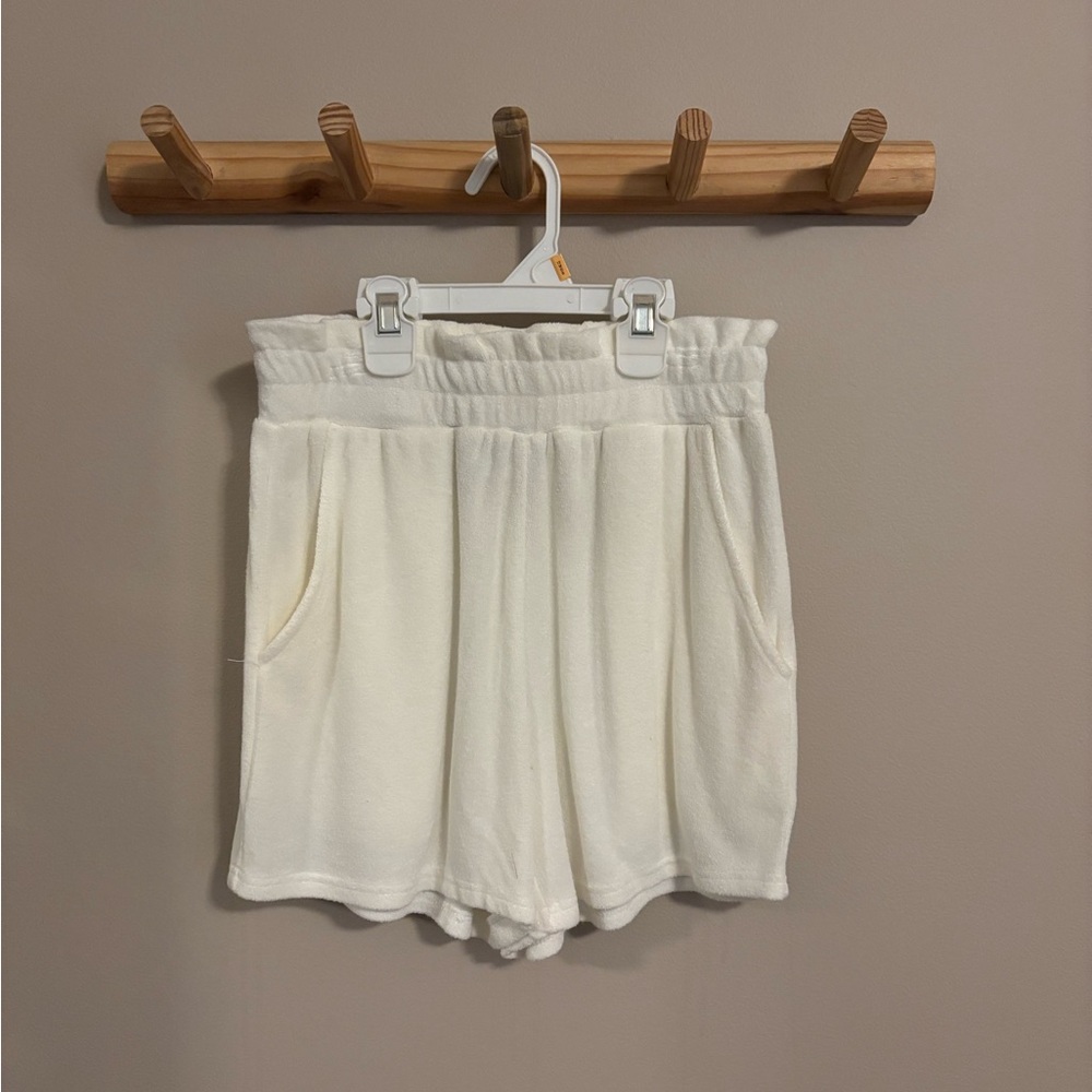 Women’s White Princess Polly Shorts